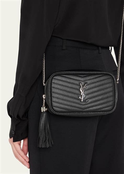 ysl mini lou stores|Saint Laurent Lou Mini Bag With Tassel .